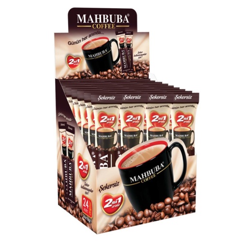 Mahbuba 2si1 Arada Şekersiz Hazır Kahve 24x10gr