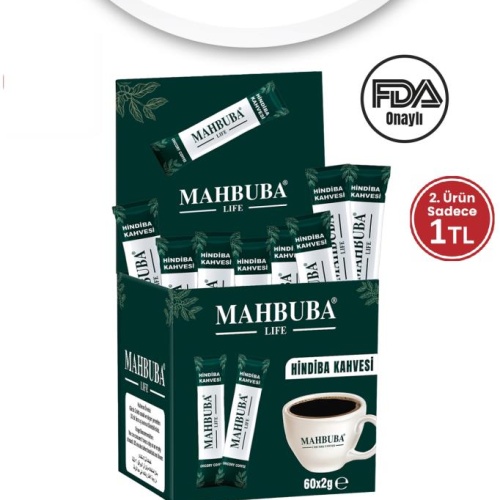 Mahbuba Life Hindiba Detox Form Kahvesi Glutensiz Kahve 1 Aylık - ( 60 Kullanım ) Net 120gr