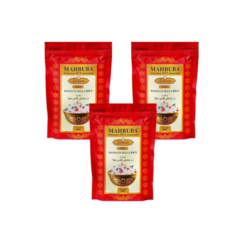 Mahbuba 1121 Premium 3x900gr Glutensiz Basmati Diyet Pirinç ( Pilav )