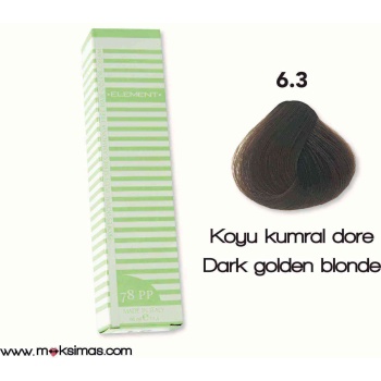 ELEMENT PROF.AMONYAKSIZ BITKISEL KALICI BOYA 60ML NU: 6.3