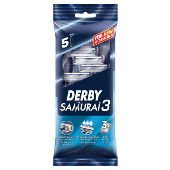 DERBY SAMURAI 3 BIÇAK 5LI PAKET