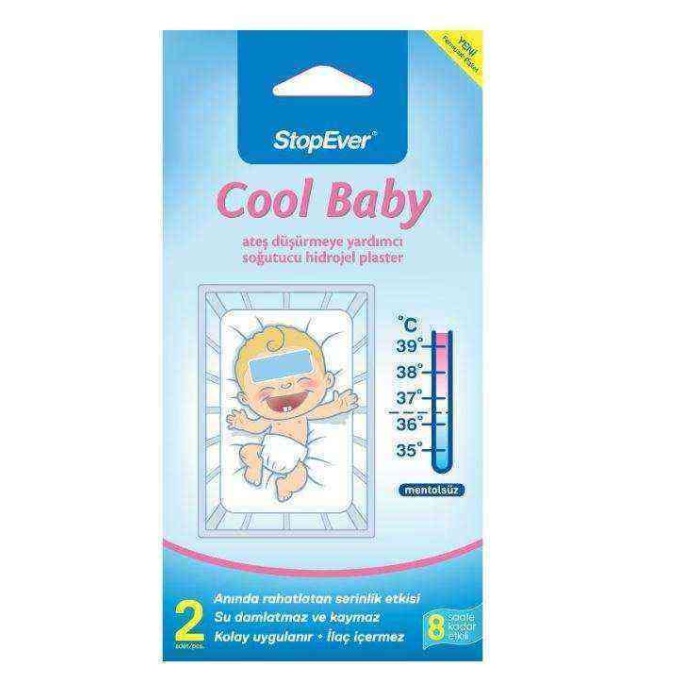 STOPEVER ATES DUSURUCU SOGUK HIDROJEL PLASTER KOD: COOL BABY