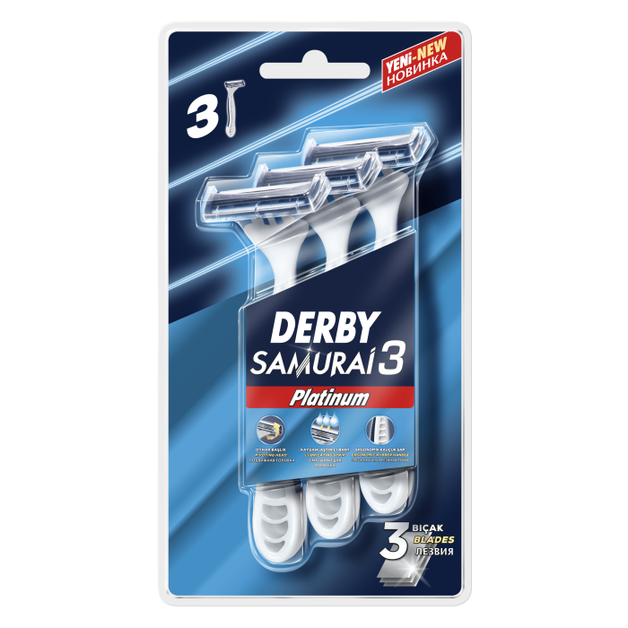 DERBY SAMURAI 3 PLATINYUM 3 BICAK 3LU PAKET