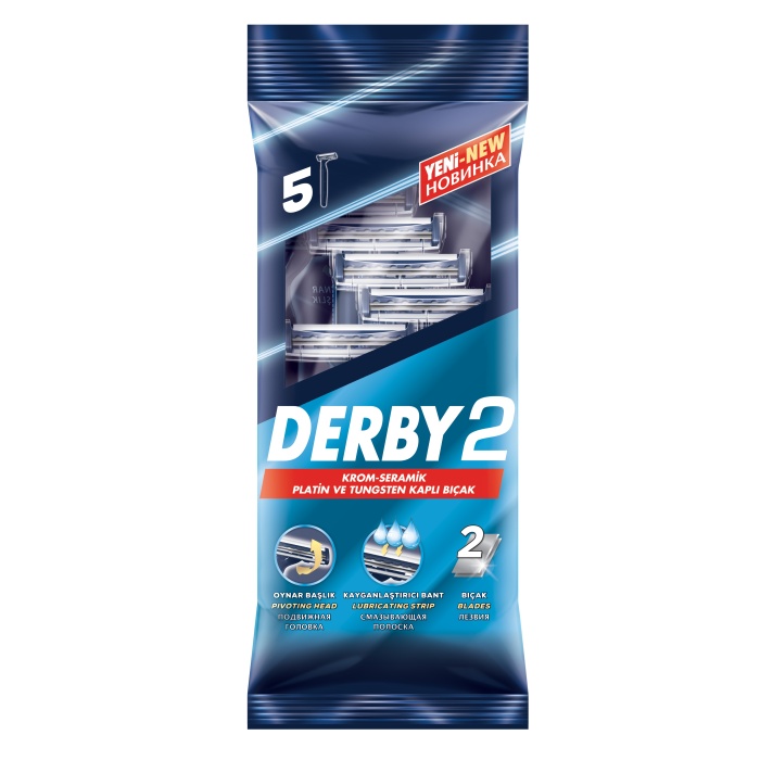 DERBY NEW 2 BIÇAK  5LI PAKET