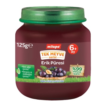 Milupa Erik Püresi Kavanoz 125 g 6+ Ay
