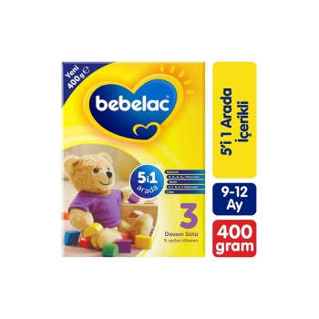Bebelac 3 no 400 Gr bebek Devam Sütü