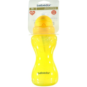 Bebedor Sportif Pipetli Alıştırma Bardağı 6+ Ay Sarı