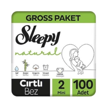 Sleepy Natural Fırsat Paketi Bebek Bezi 2 Numara Mini 48 Adet