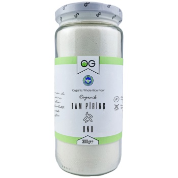 Organik Tam Pirinç Unu 300 Gr
