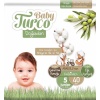 Baby Turco Bebek Bezi 5 Beden 12-25 kg 40lı Ekonomik Paket