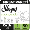 Sleepy Natural Fırsat Paketi Bebek Bezi 1 Numara Newborn 50 Adet
