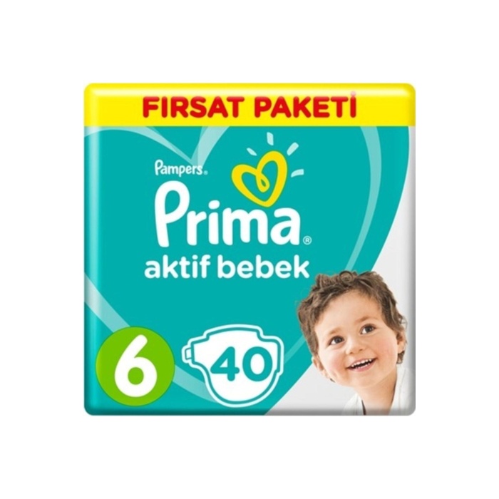 Prima Bebek Bezi A.bebek 6 Beden 13-18 Kg 40 Adet