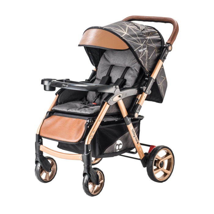Baby Care BC55 Bebek Arabası Maxi Pro Alüminyum Gold-Siyah