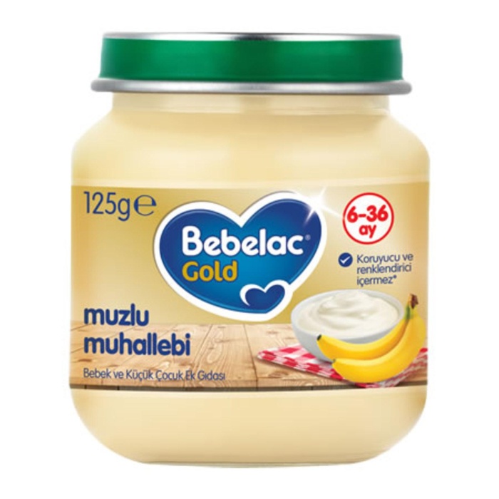 Bebelac Gold Muzlu Muhallebi Kavanoz 125 G 6+ Ay