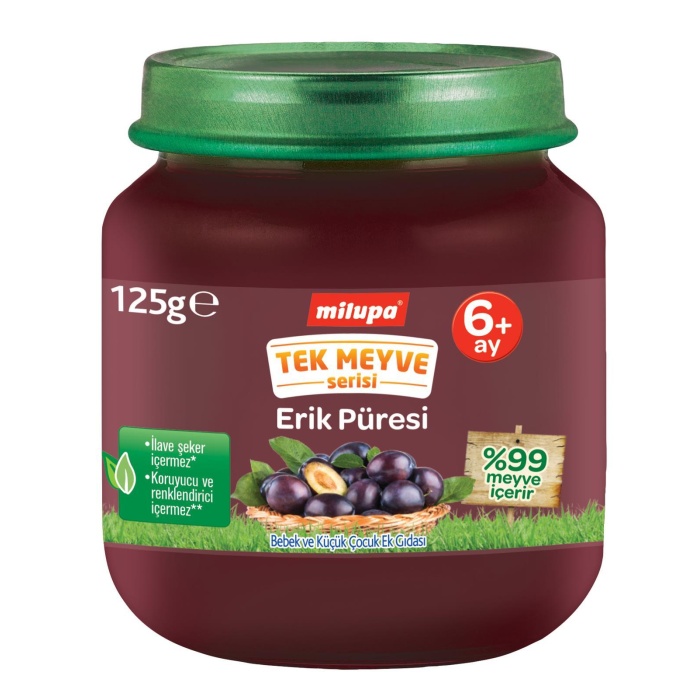 Milupa Erik Püresi Kavanoz 125 g 6+ Ay