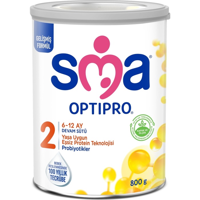 SMA Optipro Probiyotik 2 Numara 800 gr 6-12 Ay Bebek Sütü