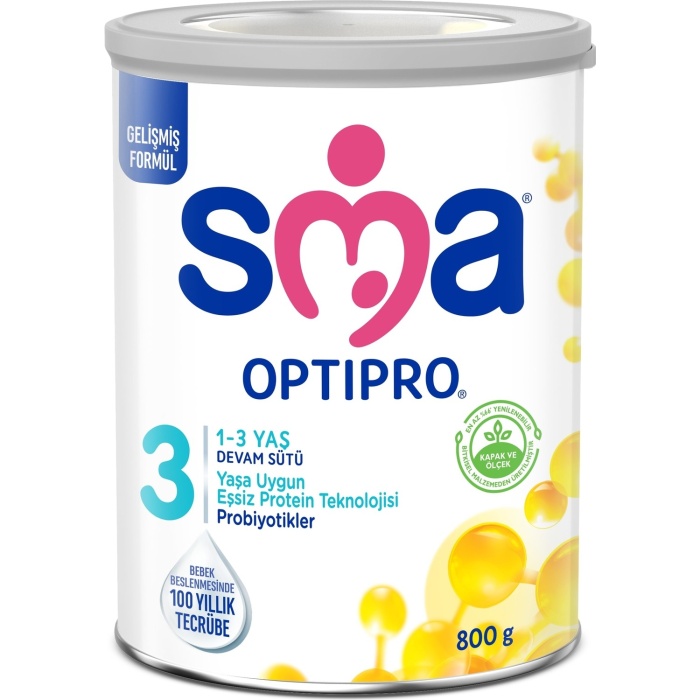 SMA Optipro Probiyotik 3 Numara 800 gr 1-3 Yaş Bebek Sütü