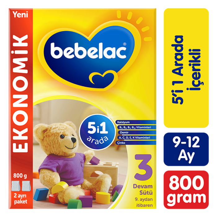 Bebelac 3 800 Gr Devam Sütü