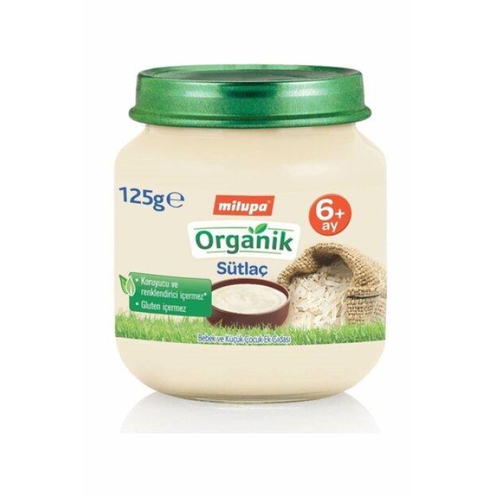 Milupa Organik Sütlaç Kavanoz 125 G 6+ Ay