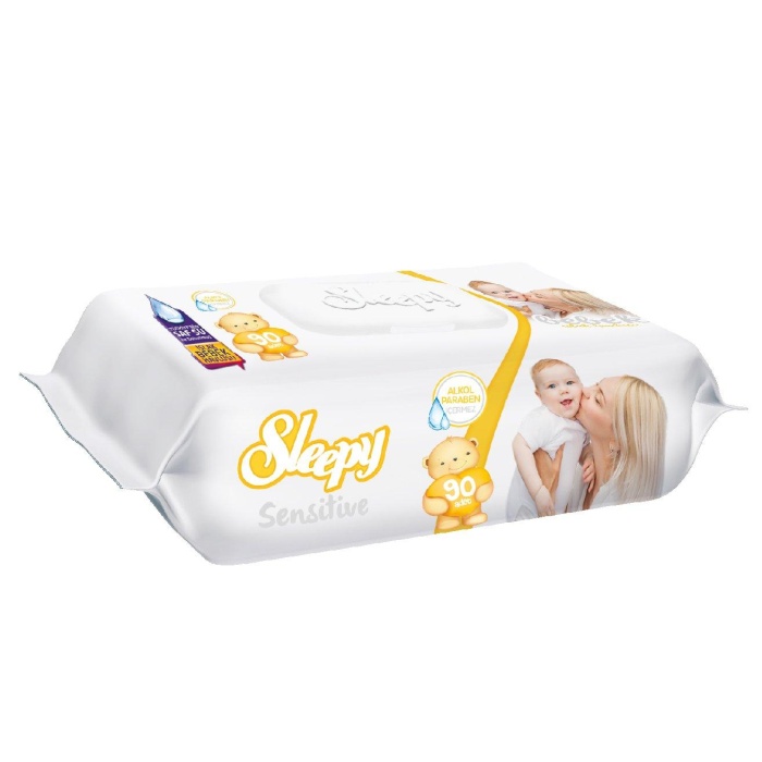 Sleepy Sensitive 90 Lı ıslak Havlu 24 lü koli