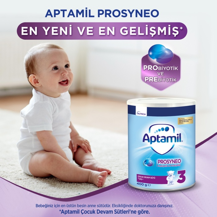 Aptamil Prosyneo 3 Çocuk Devam Sütü 400 G 1 Yaş + (SKT:03/2024)