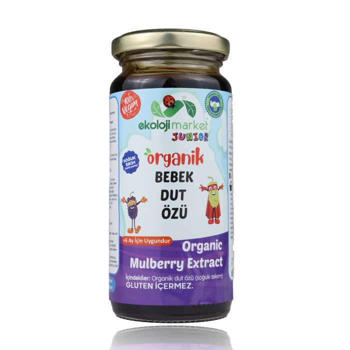 Organik Bebek Dut Özü Glutensiz Soğuk Pres 290 gr (GLUTEN FREE)