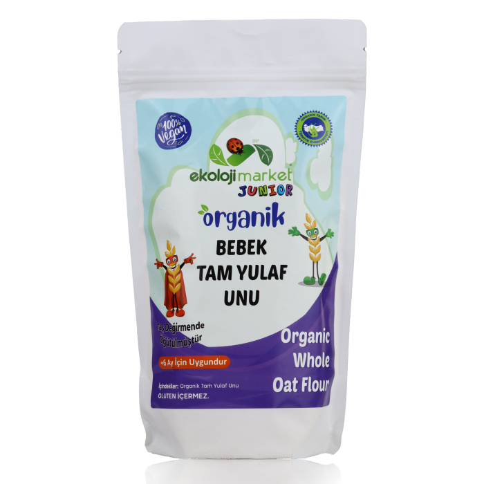 Organik Bebek Tam Yulaf Unu Glutensiz 250 Gr (gluten Free)