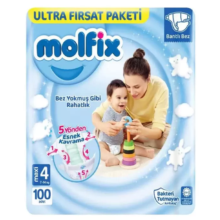 Molfix Ultra Avantaj Paketi Maxi 4 100 lü