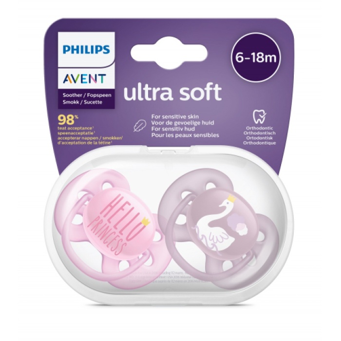 Philips Avent SCF22302 Ultra Soft Emzik 6-18 Ay Kız