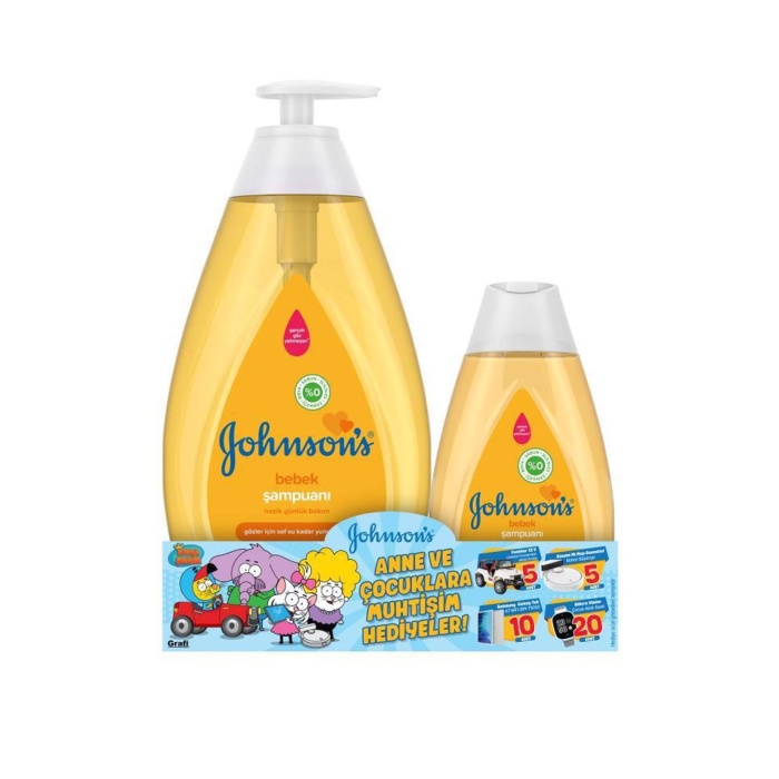 Johnsons Bebek Şampuanı Kral Şakir 750 ml + 200 ml