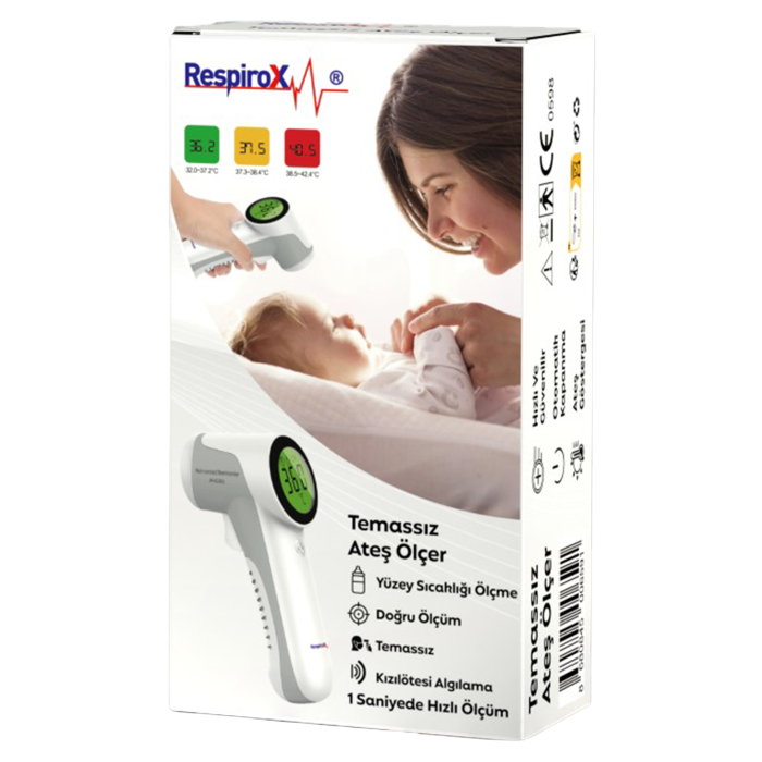 Respirox JM-01801 Temassız Ateş Ölçer