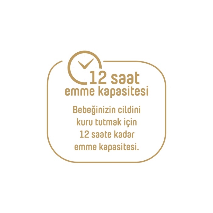 Pure Baby Organik Pamuklu Cırtlı Bez 1 Numara Yenidogan 64 Adet