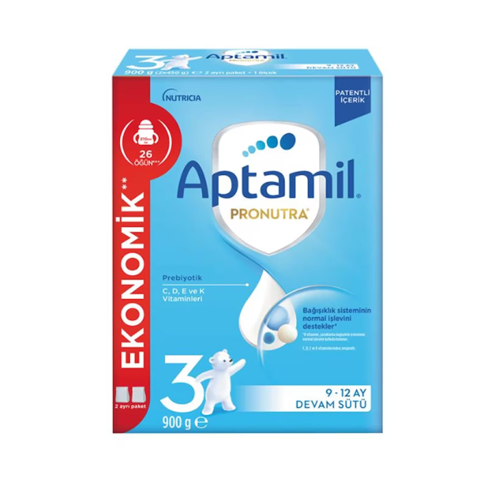 Aptamil 3 Numara Bebek Sütü 900gr