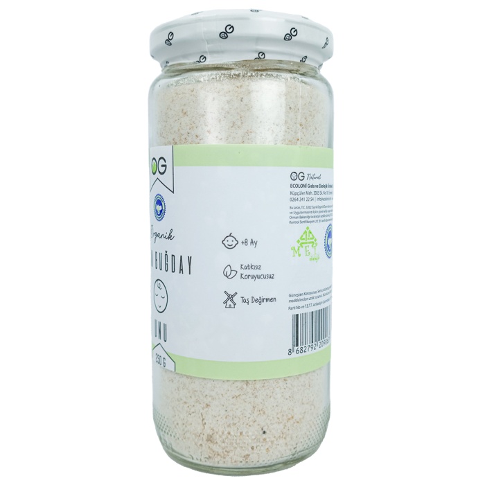 Organik Tam Buğday Unu 250 Gr