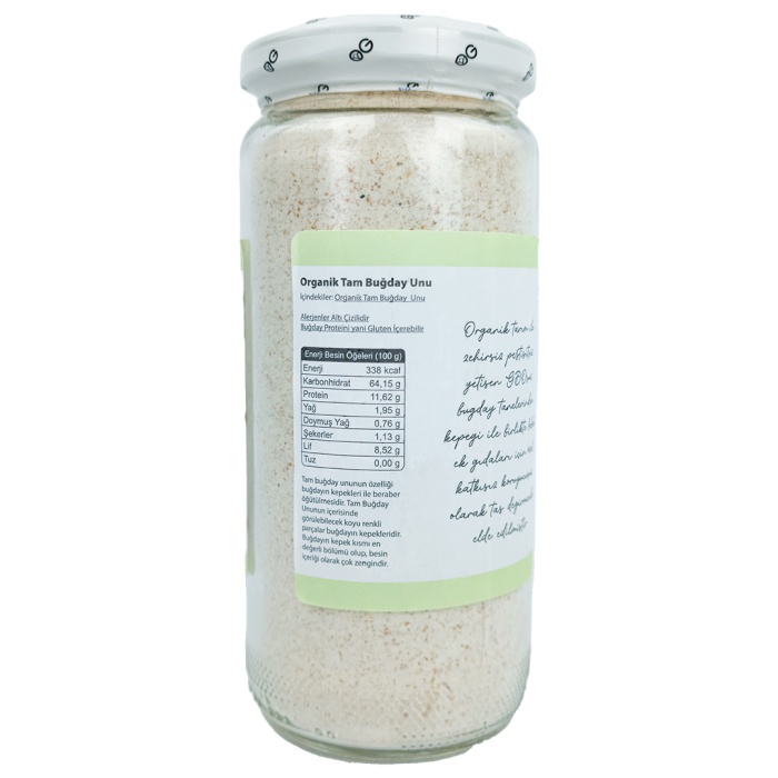 Organik Tam Buğday Unu 250 Gr