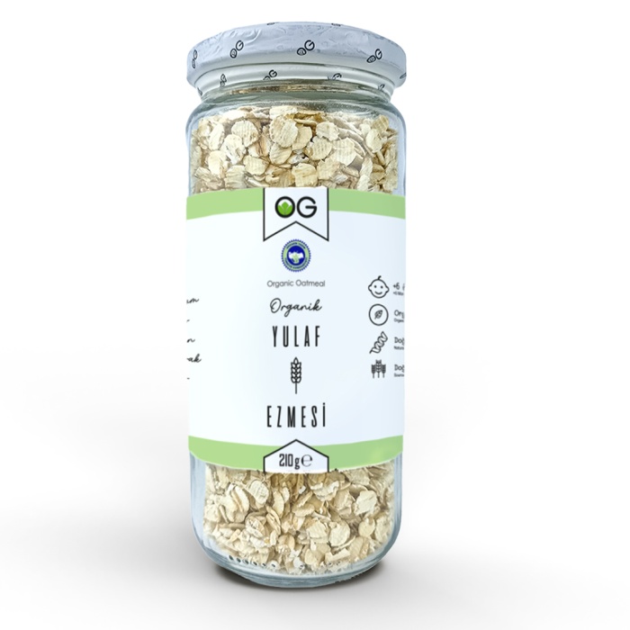 Organik Yulaf Ezmesi 210 Gr +6 Ay