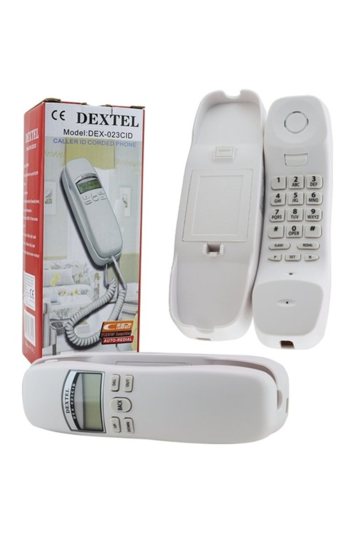 Dextel Dex-023Cıd Asmalı Ev Telefonu*50 - 11-0502 - 2345