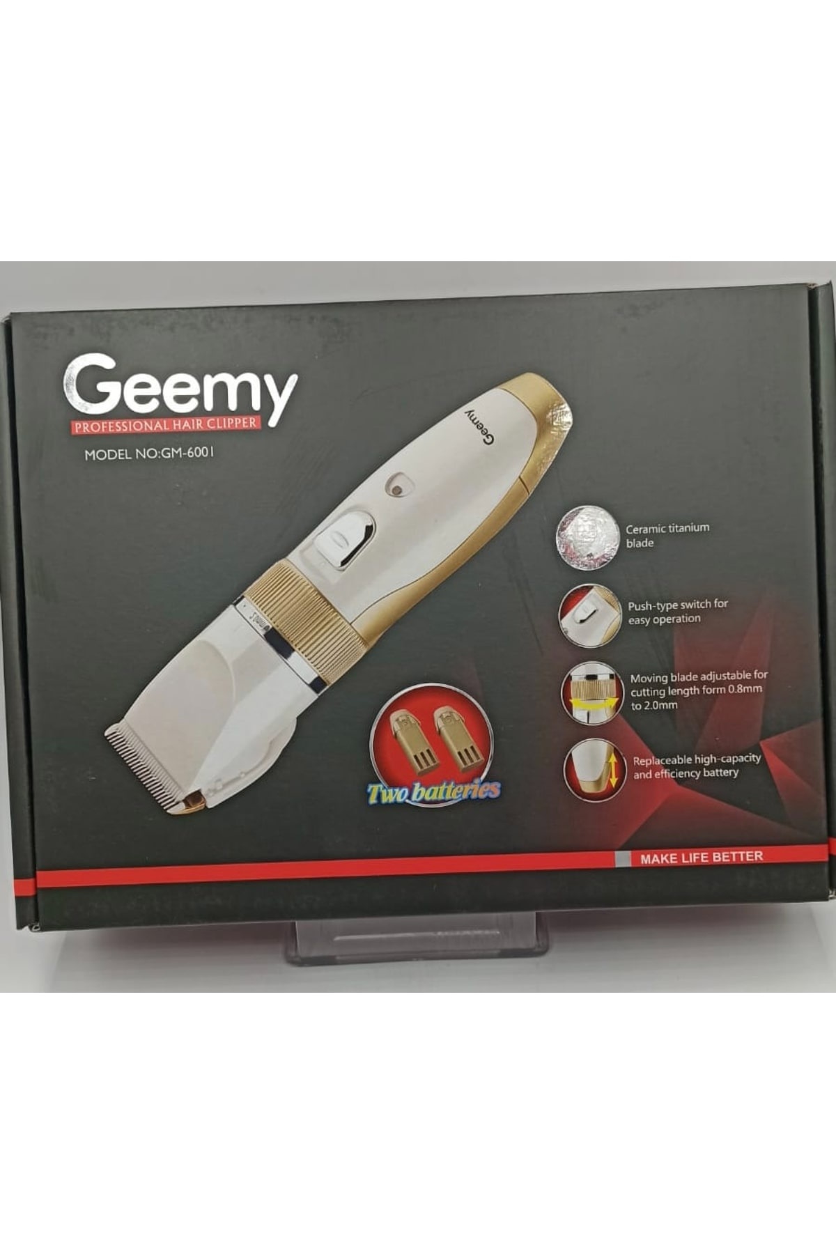 Geemy Gm-6001 Şarzlı Saç Kesme Makinesi*40 - 11-0683 - 2345