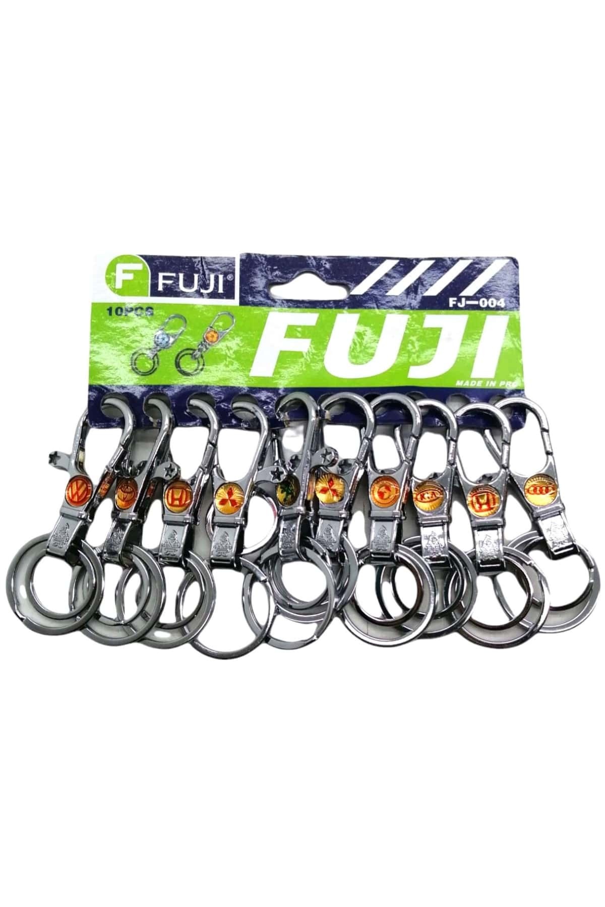 Fuji Fj-003-004 Oto Logo Lu Metal Çift Halkalı Anahtarlık*10X120 - 12-0019 - 2345