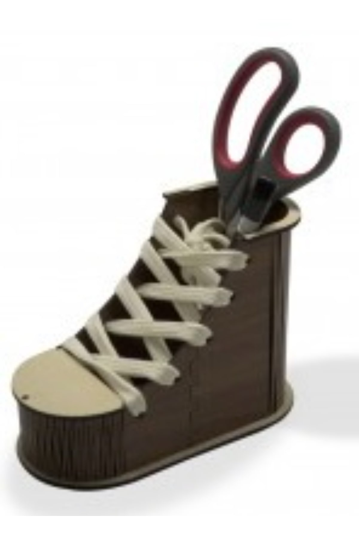 Ahşap Mdf Converse Ayakkabı Kalemlik*24 - 12-0089 - 2345