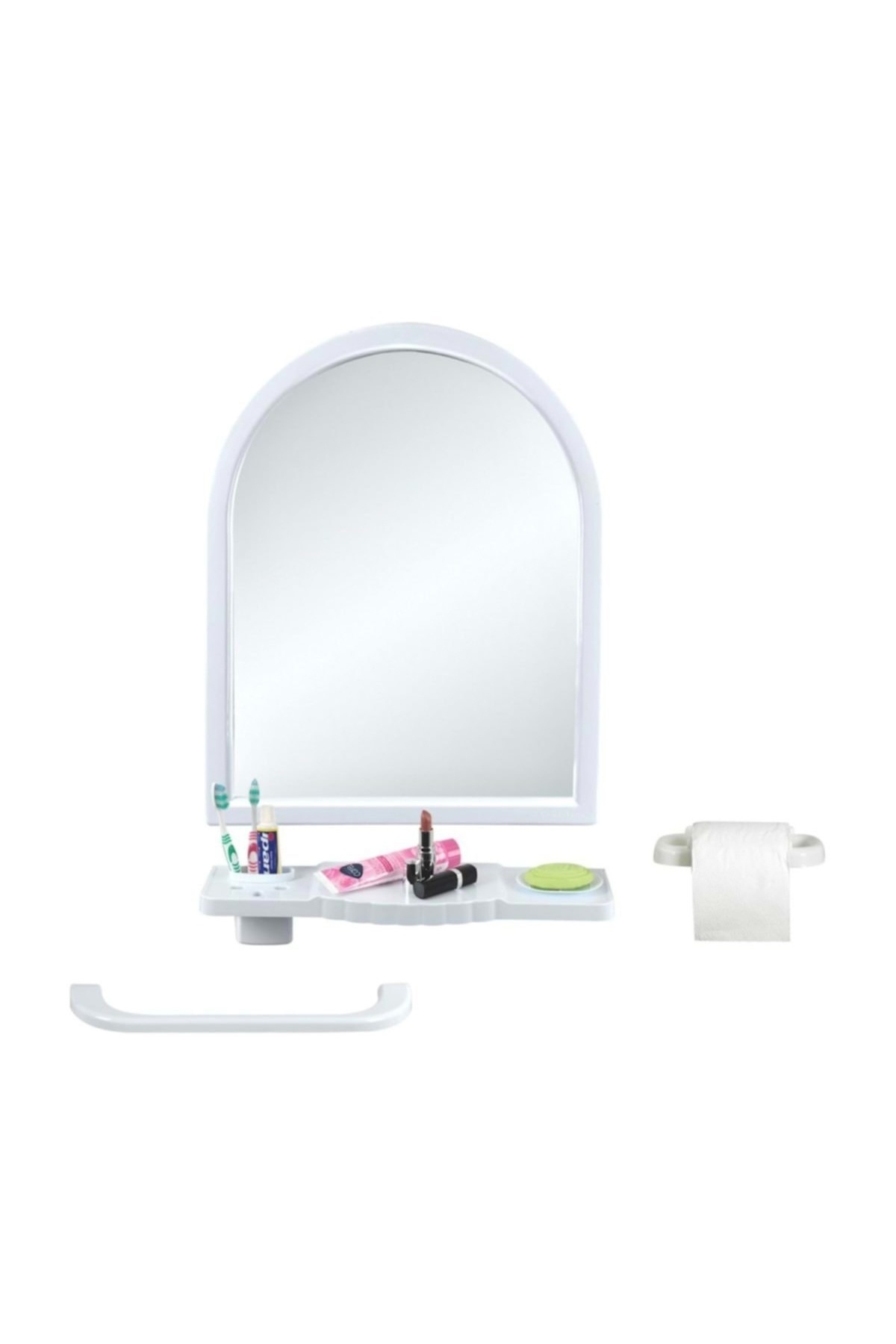 Çelik Ayna-101 Beyaz Mega Ayna Seti*6 - 17-0059 - 2345