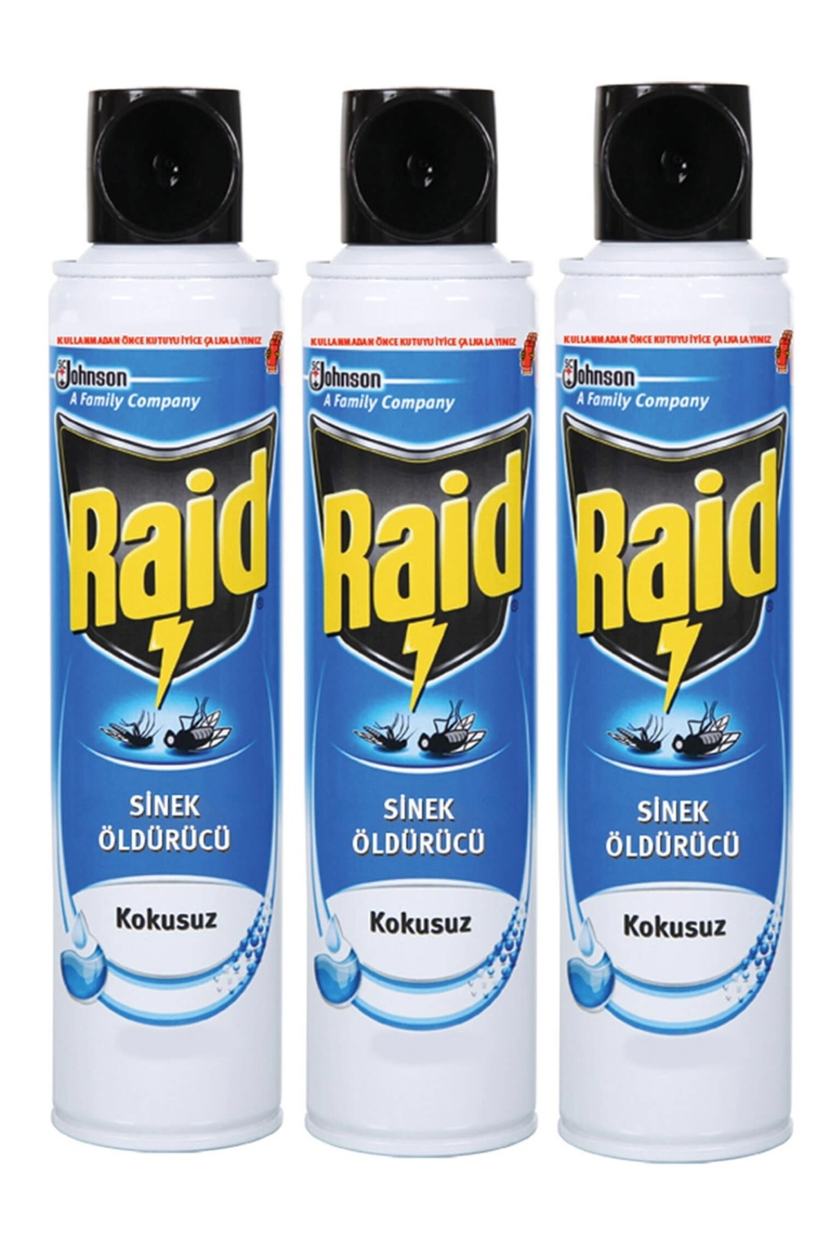 Raid Sinek Savar Kokusuz İlaç Sprey 300Ml*12X4 - 18-0166 - 2345