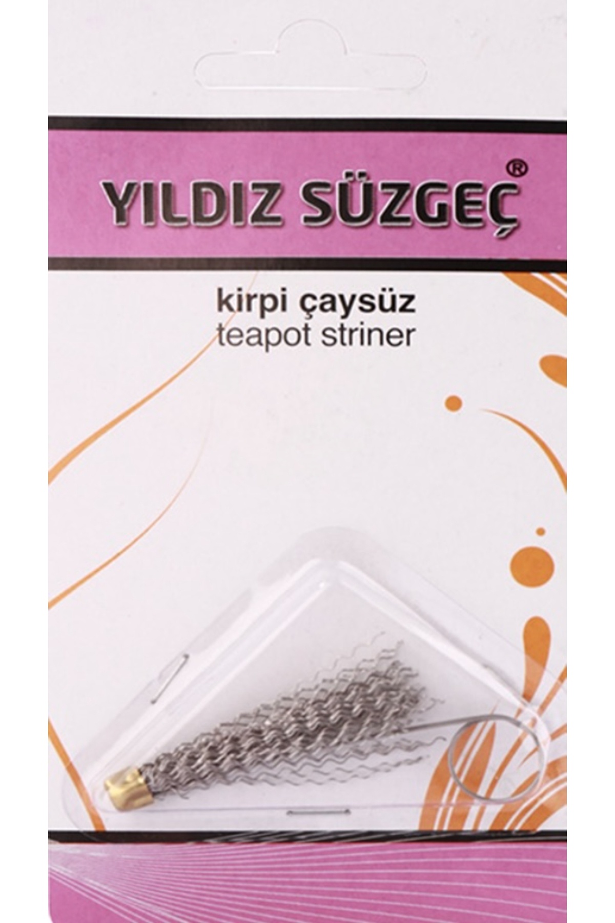 Yıldız Kirpi Çaysüz Çay Süzgeç*50X20 - 22-0737 - 2345