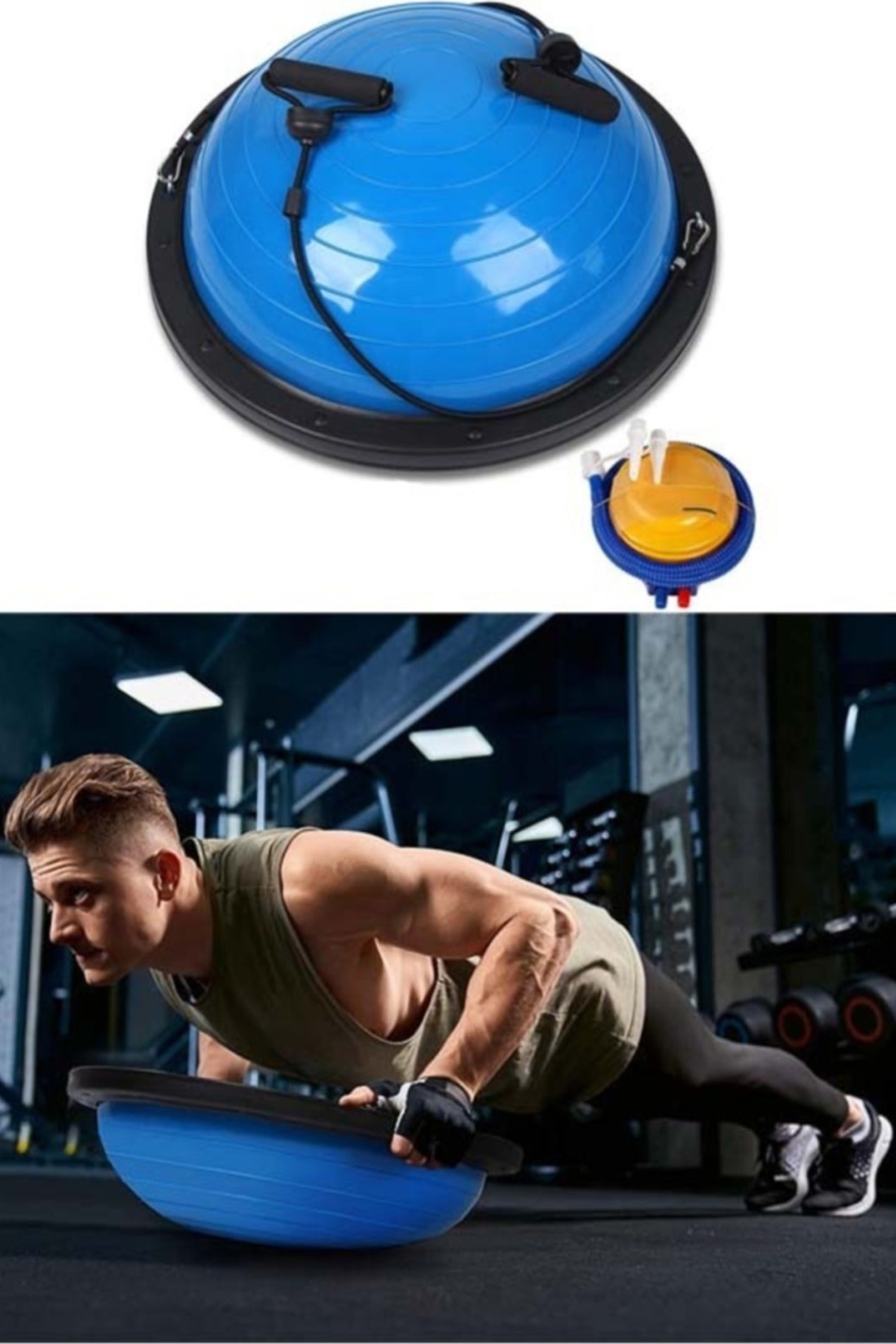 Bosu Pilates Denge Topu Pilates Denge Aleti Balance Ball