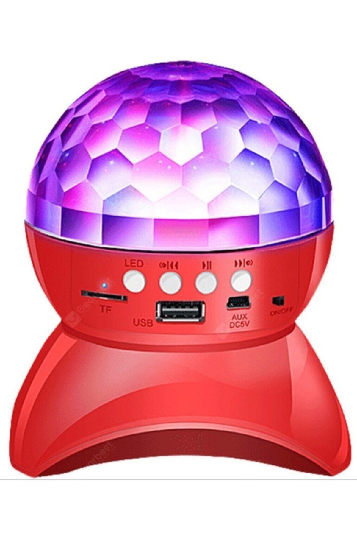 L740 Disko Topu Led Işıklı Şarjlı Bluetooth Hoparlör Disco Speaker