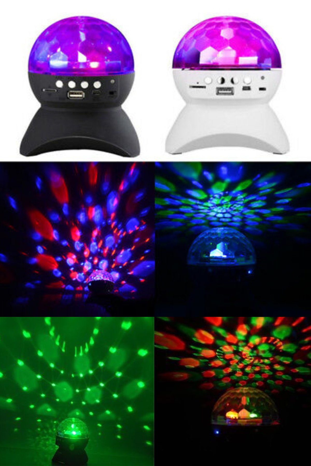 Disko Topu Led Işıklı L740 Bluetooth Hoparlör Şarjlı Disco Speaker