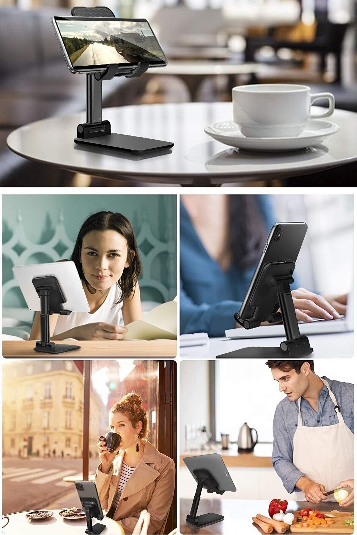 Yeni Nesil Katlanabilir Masaüstü Telefon Tutucu Ve Tablet Tutucu Masaüstü Telefon Standı