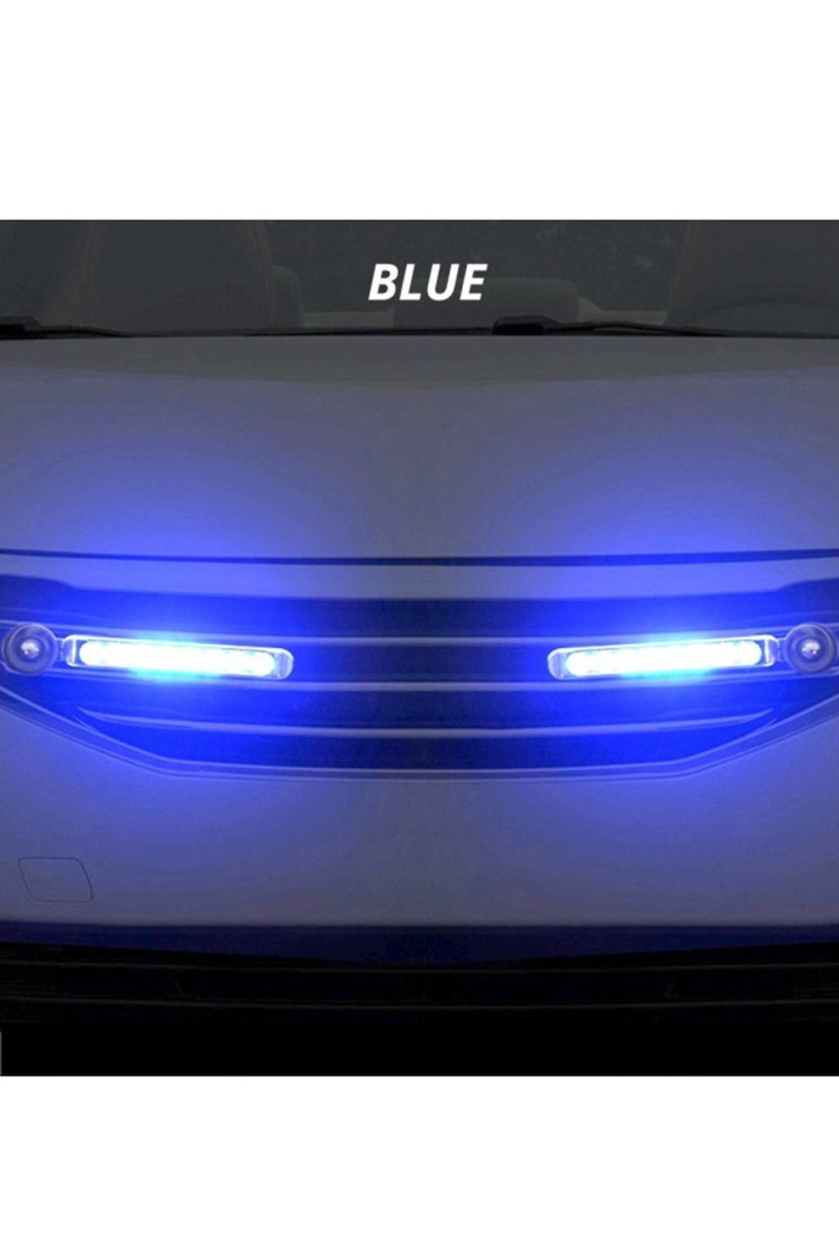 Mavi Renk Çakar Lamba Rüzgar Enerjili Otomobil Araba Lambası