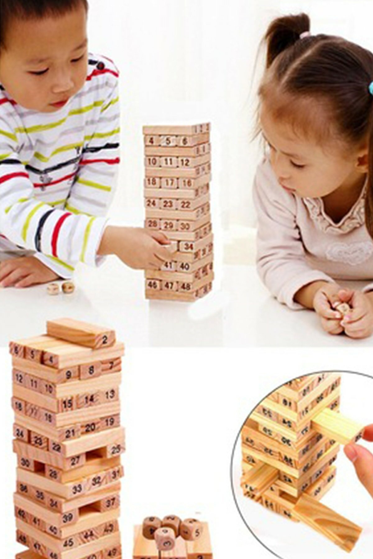 Jenga 48 Parça Denge Ve Beceri Oyunu Wiss Toy - Dev Boy