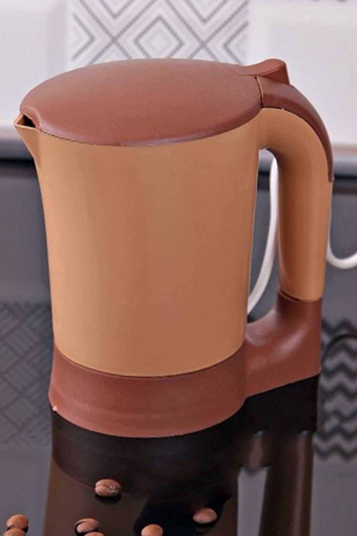 Mobee Mini Su Isıtıcı Kettle - Kahve Makinesi - Kahverengi 1410